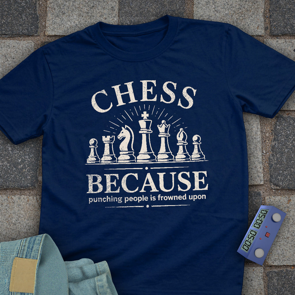 Chess Frowned Upon-T-Shirt