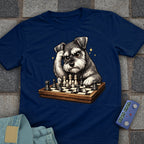Schnauzer Dog Chess T-Shirt