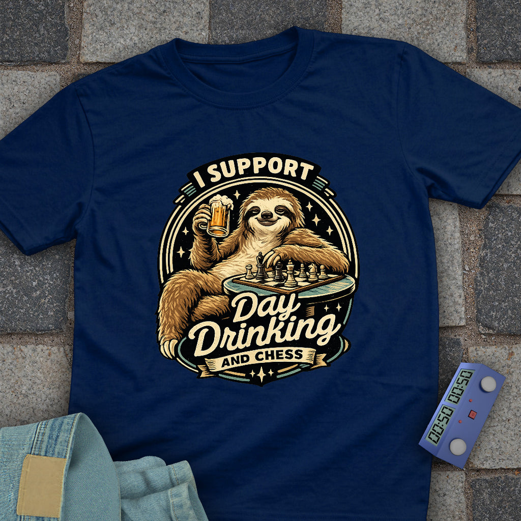 Support Day Drinking Chess T-Shirt
