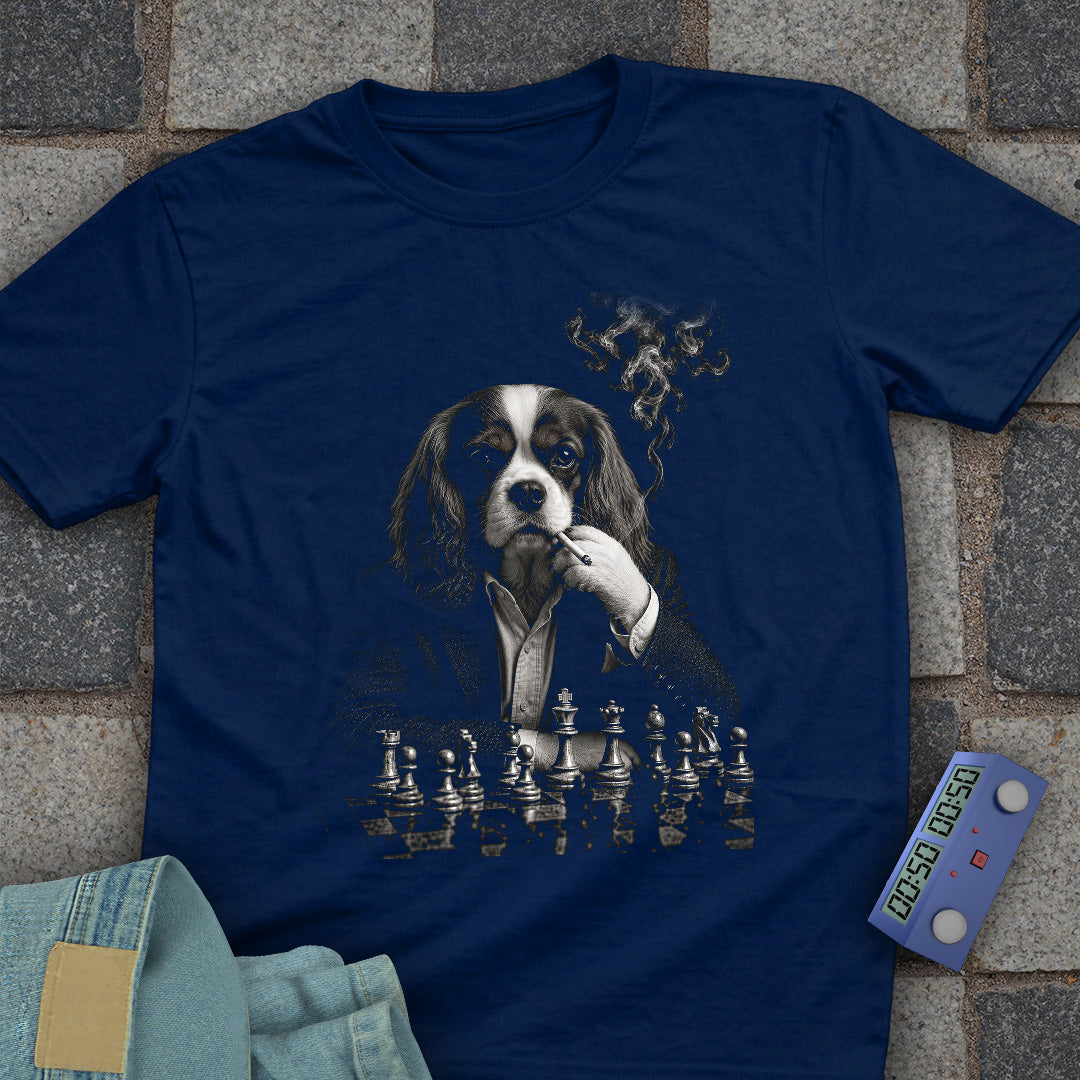 King Charles Spaniel Smoking T-Shirt