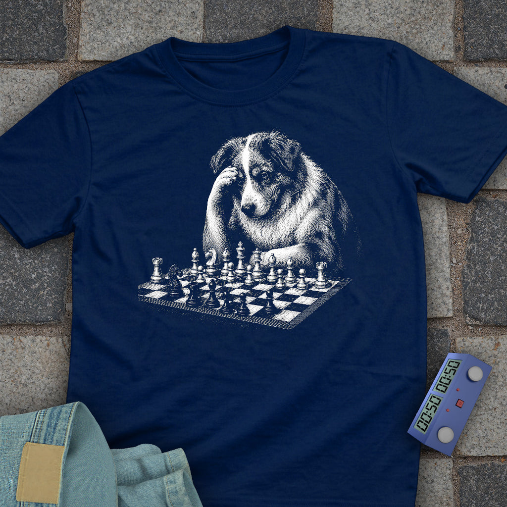 Australian Shepherd Chess T-Shirt