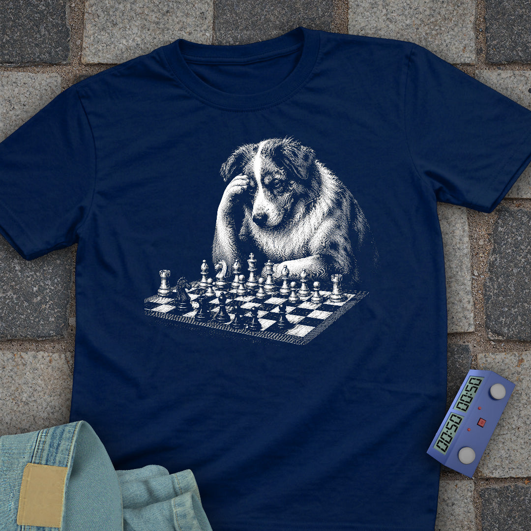 Australian Shepherd Chess T-Shirt