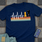 Retro Heartbeat Chess T-Shirt