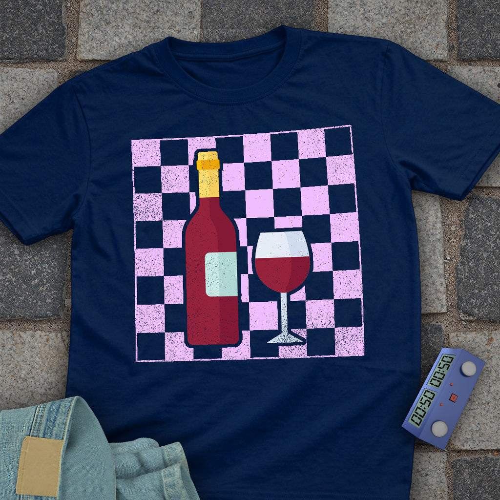 Chess Mom Wine T-Shirt