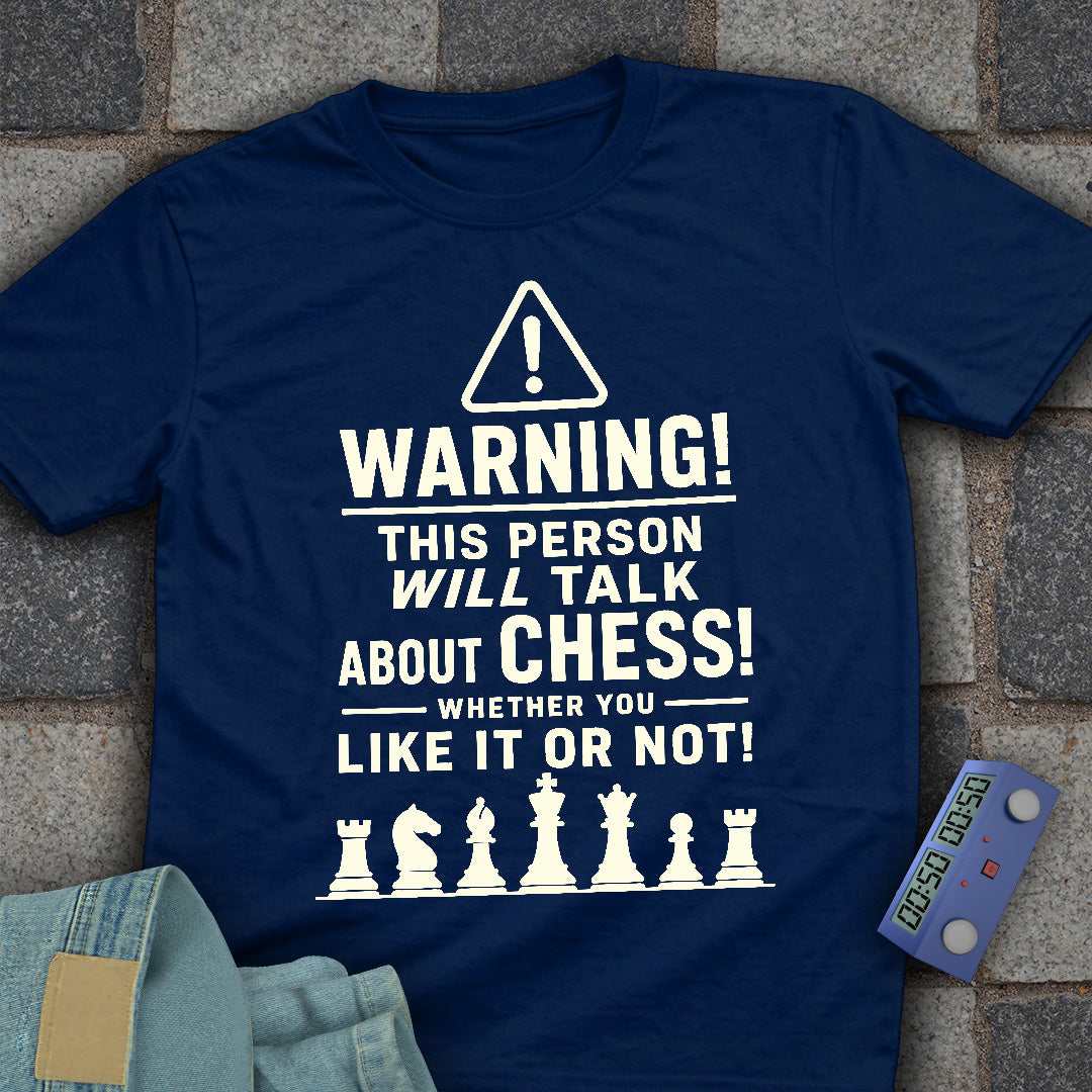 Warning Chess T-Shirt