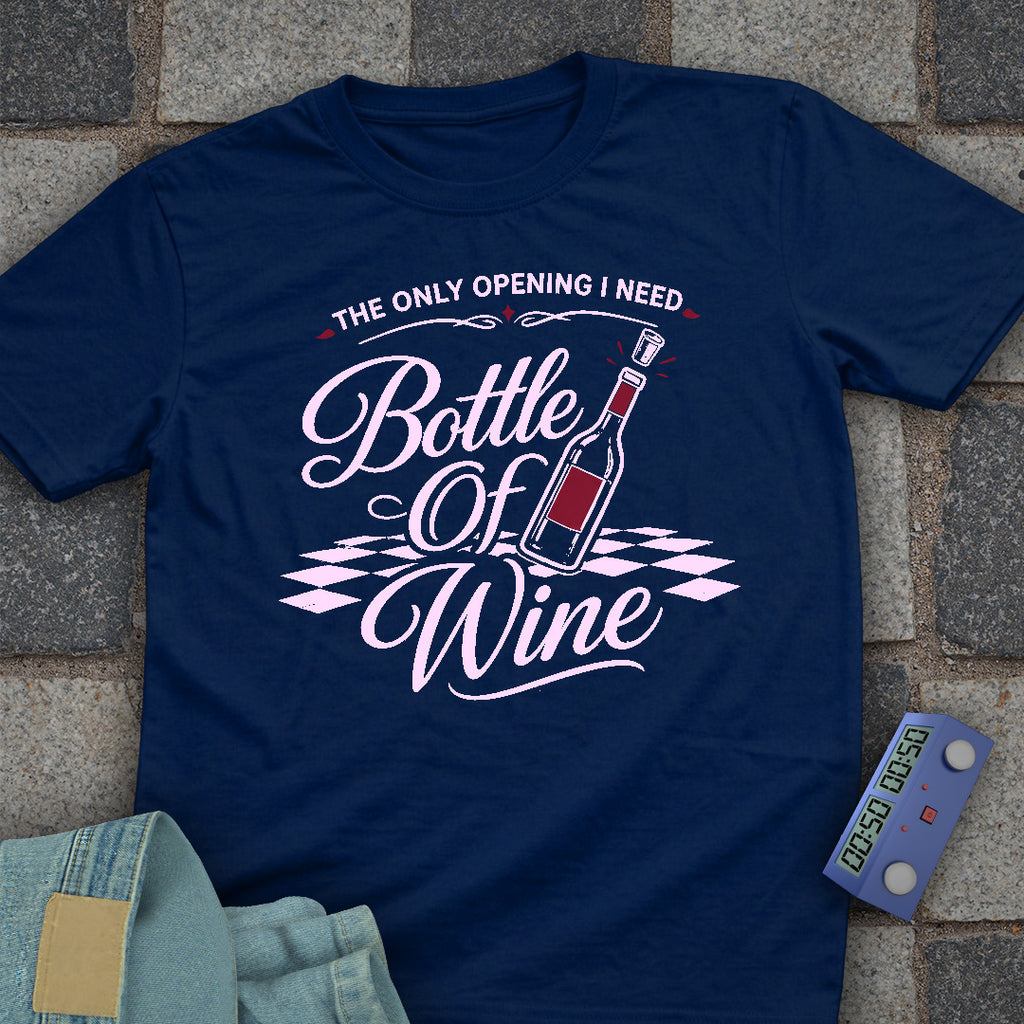 Bottle of Wine Open T-Shirt