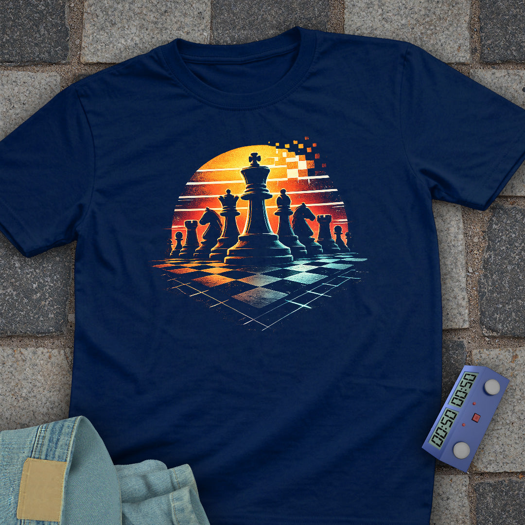 Eighties Style Chess T-Shirt