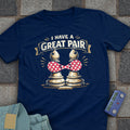 Bishop Pair Bra Chess T-Shirt