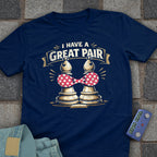 Bishop Pair Bra Chess T-Shirt