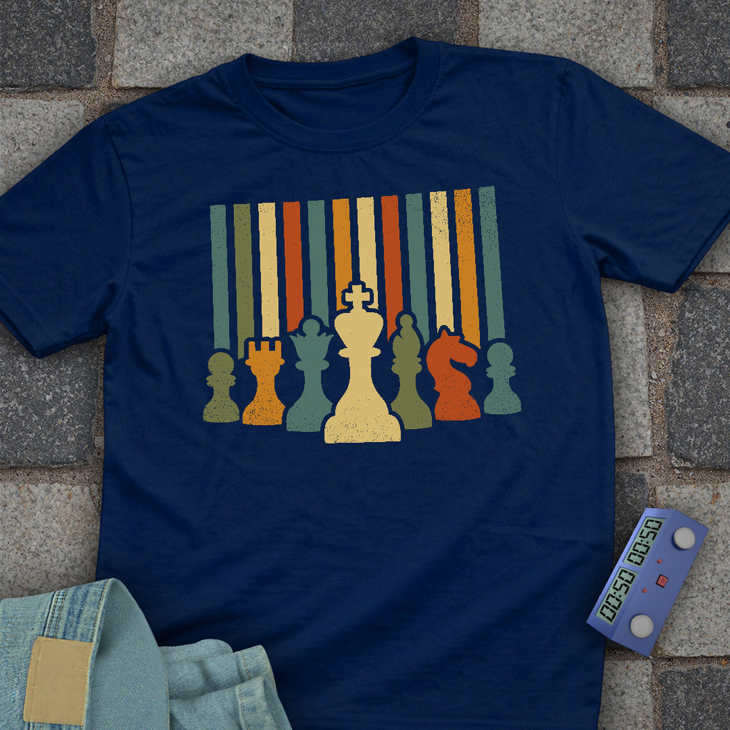 Retro Stripes Chess T-Shirt