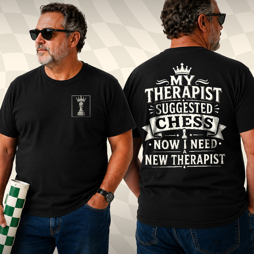 New Therapist Chess-Pocket T-Shirt