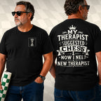 New Therapist Chess-Pocket T-Shirt