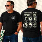 Spare Time Chess Pocket T-Shirt