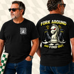 Fork & Find Out Chess Pocket T-Shirt