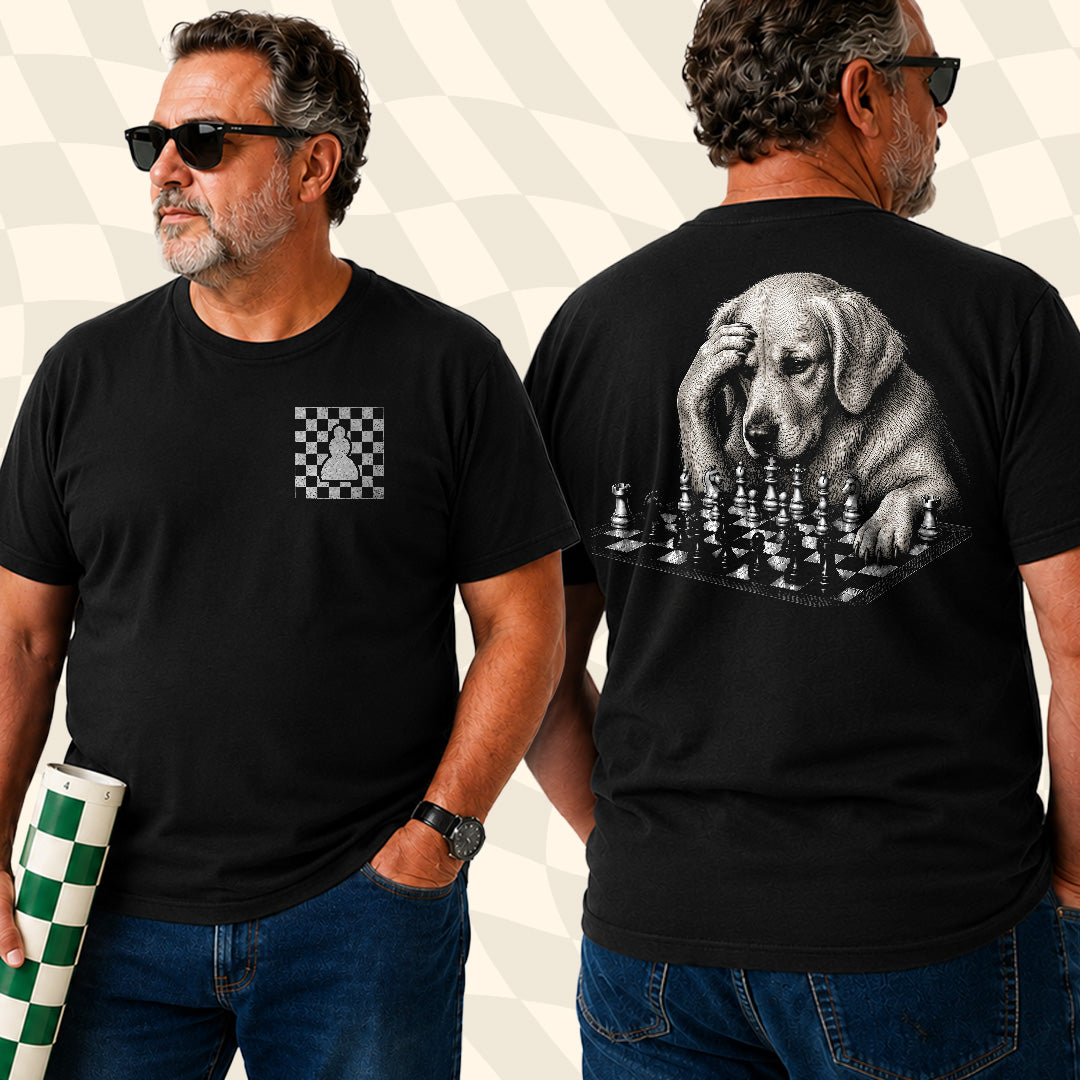 Golden Retreiver Chess T-Shirt