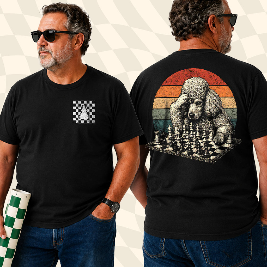 Poodle Retro Pocket T-Shirt