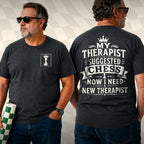 New Therapist Chess-Pocket T-Shirt