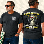 Fork & Find Out Chess Pocket T-Shirt