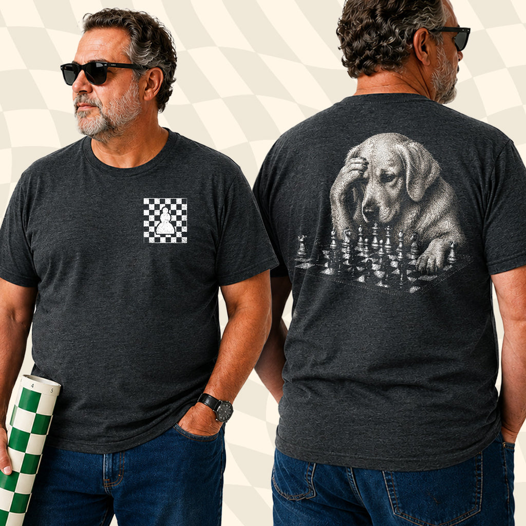 Golden Retreiver Chess T-Shirt