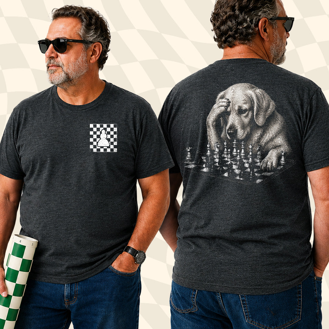 Golden Retreiver Chess T-Shirt