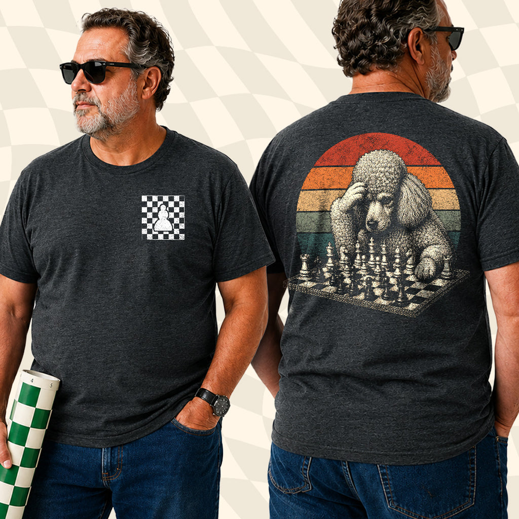 Poodle Retro Pocket T-Shirt