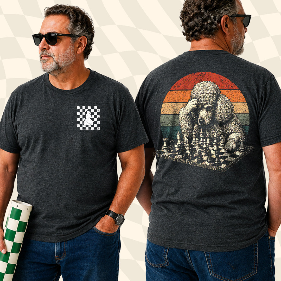 Poodle Retro Pocket T-Shirt