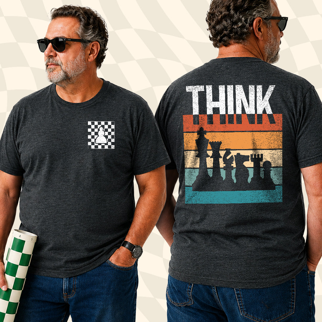 Think Chess Pocket T-Shirt