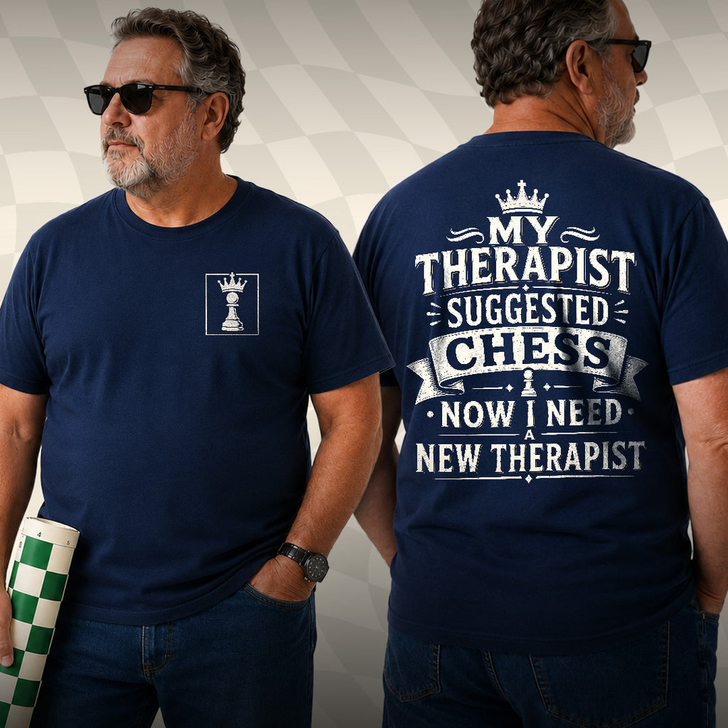 New Therapist Chess-Pocket T-Shirt
