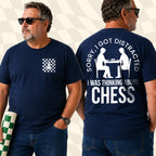 Sorry, Distracted Chess Pocket T-Shirt