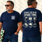 Spare Time Chess Pocket T-Shirt