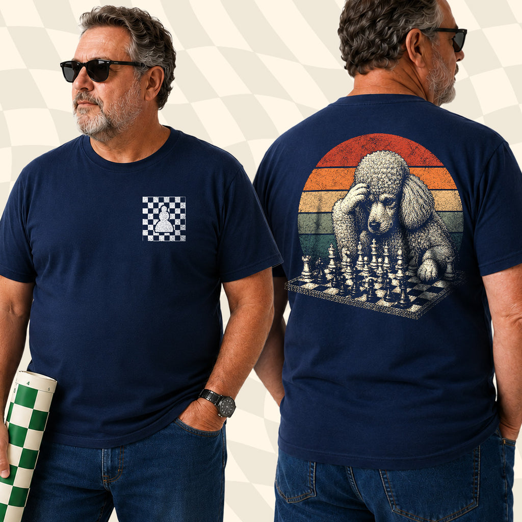 Poodle Retro Pocket T-Shirt
