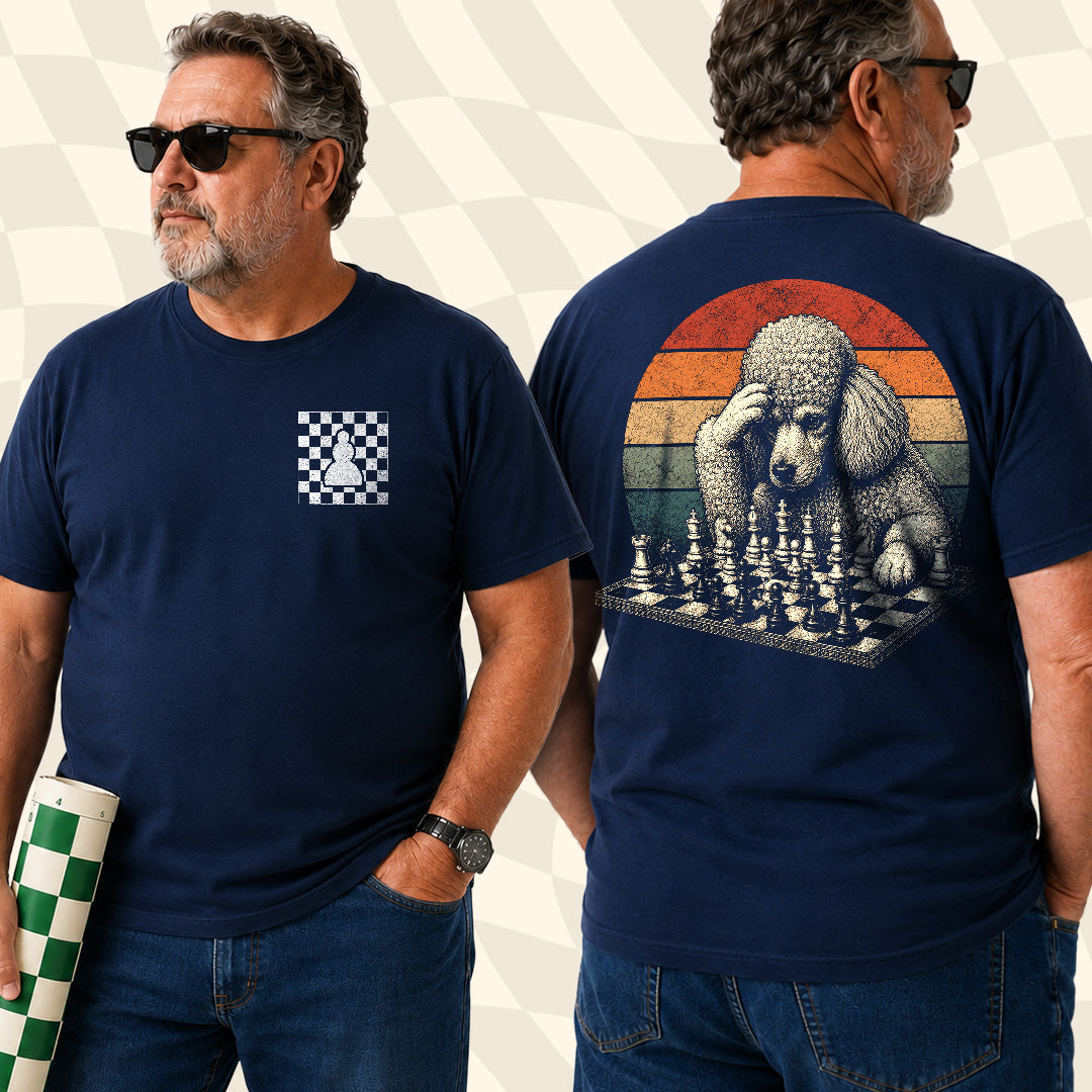 Poodle Retro Pocket T-Shirt