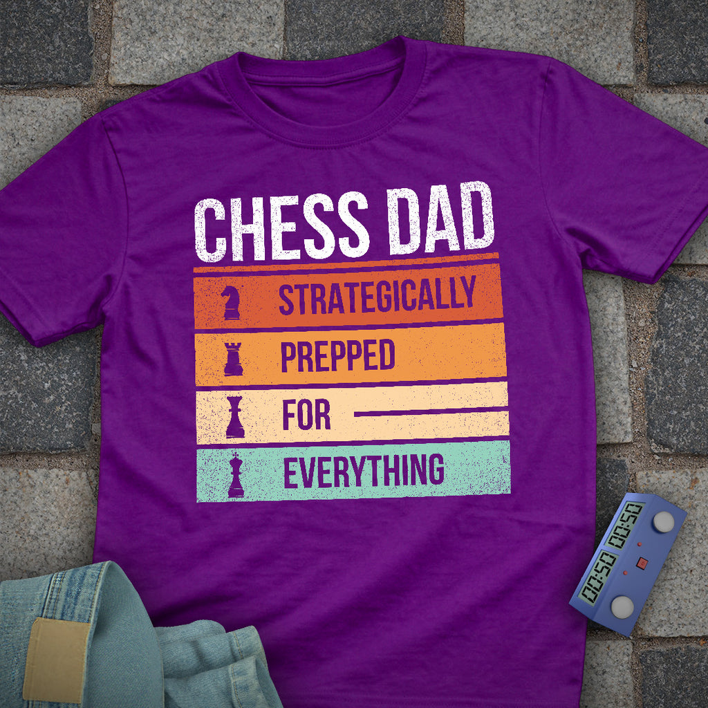 Dad Chess Strategic T-Shirt