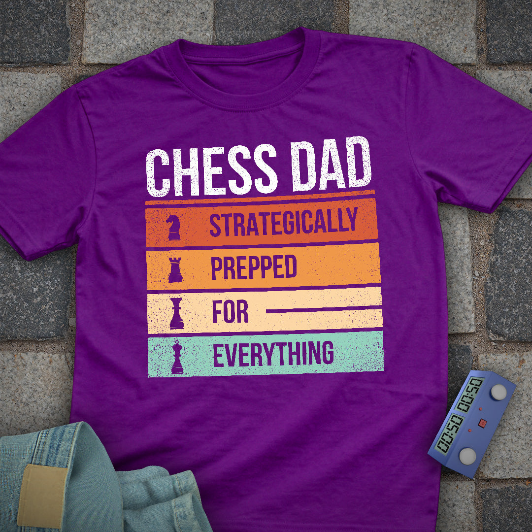 Dad Chess Strategic T-Shirt