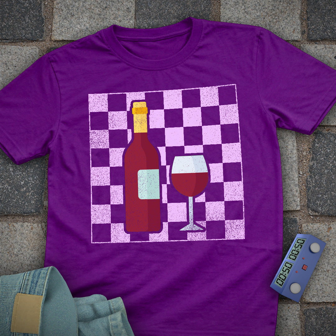 Chess Mom Wine T-Shirt