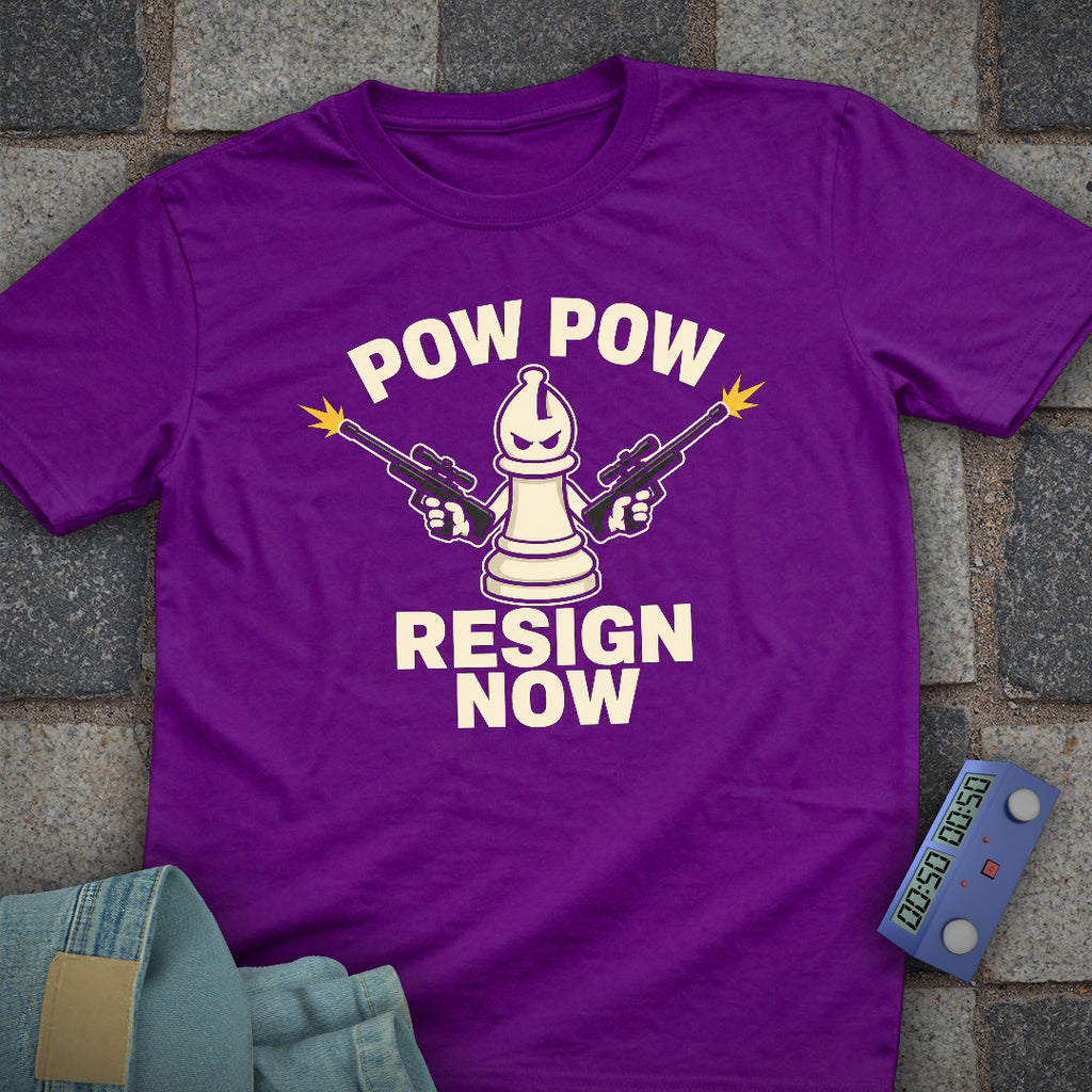 Pow Resign Now T-Shirt