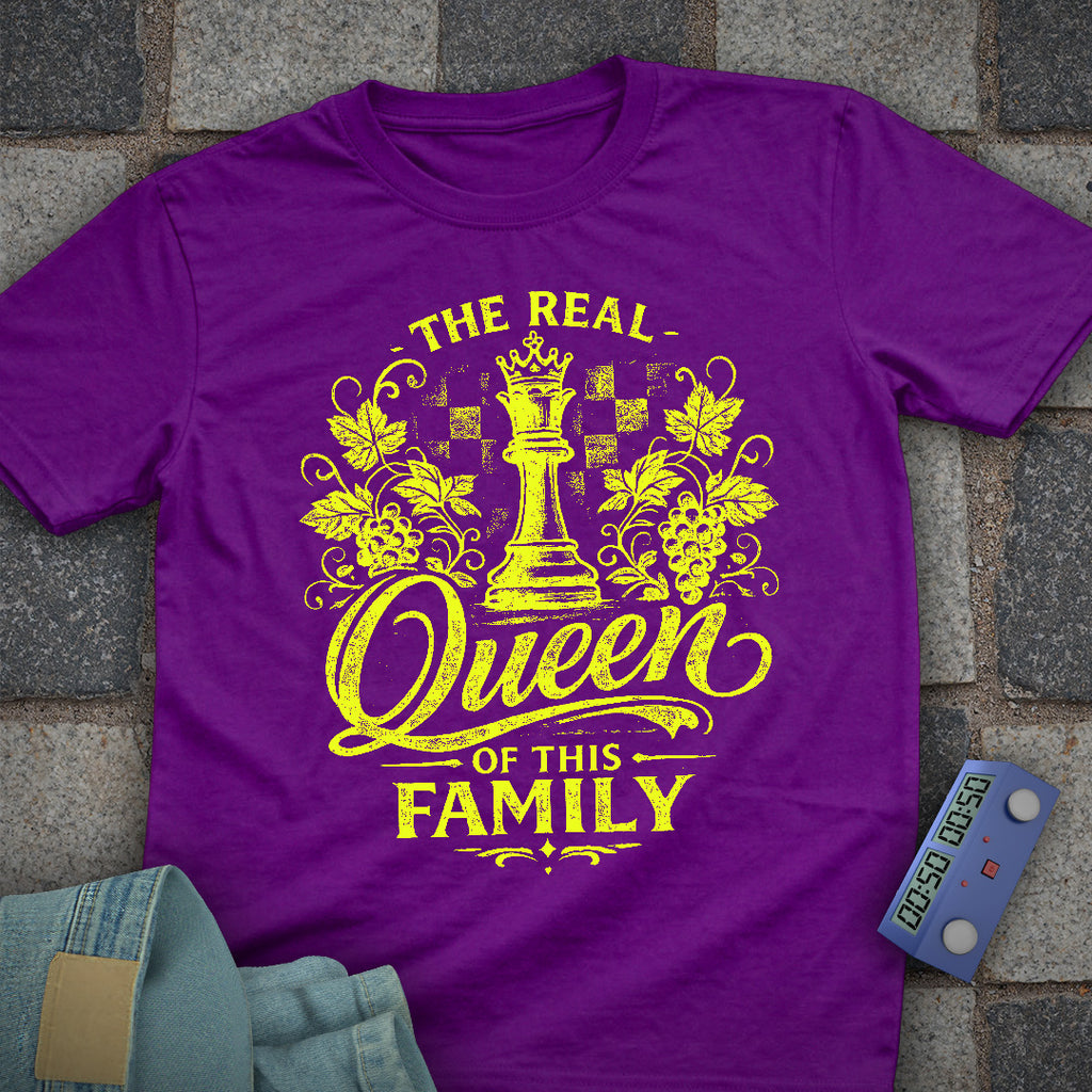 Real Queen Chess Mom T-Shirt