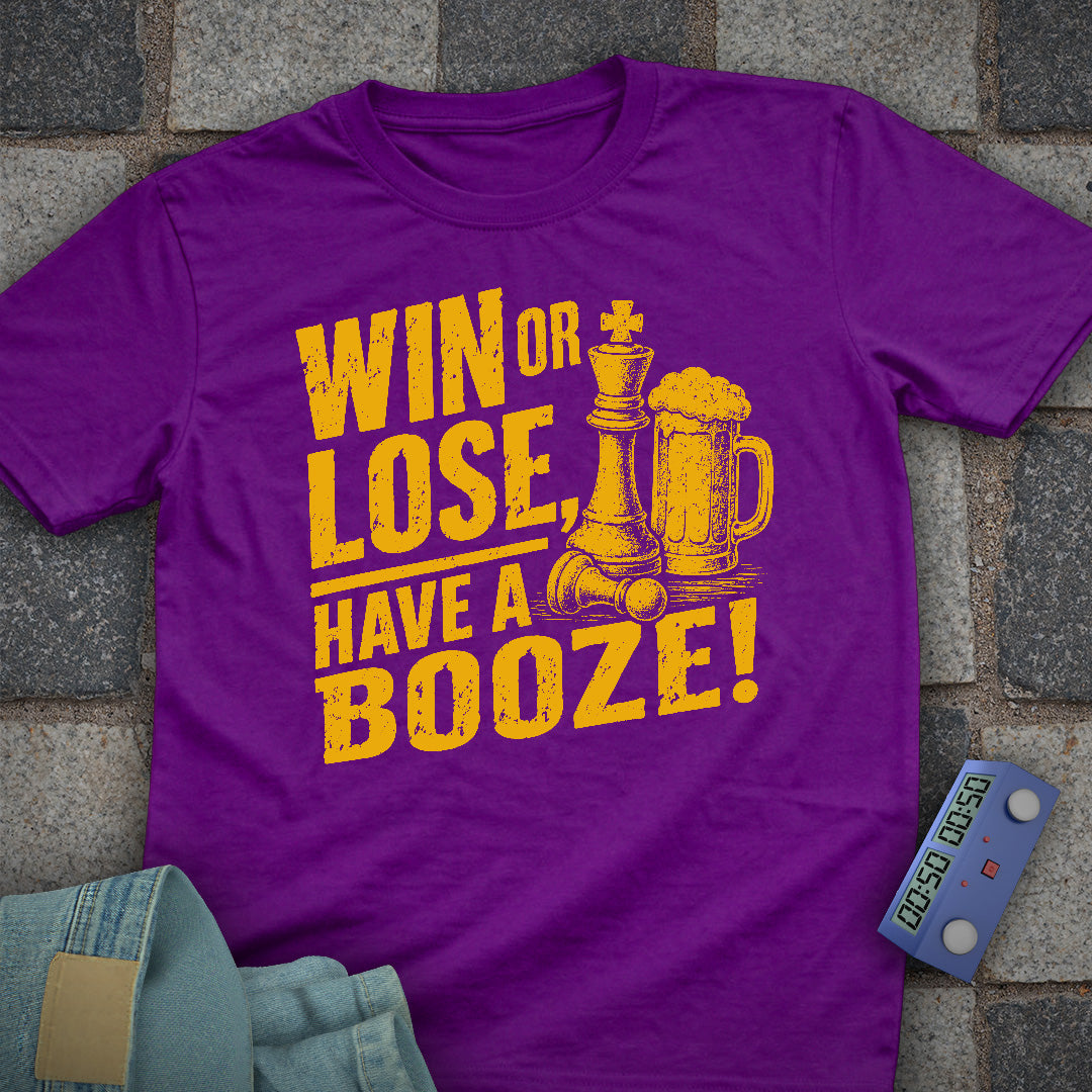Win Or Lose Booze Chess T-Shirt