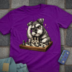 Schnauzer Dog Chess T-Shirt