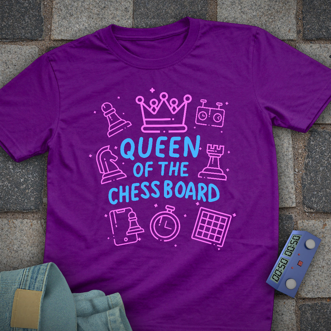 Queen of The Chess Board T-Shirt
