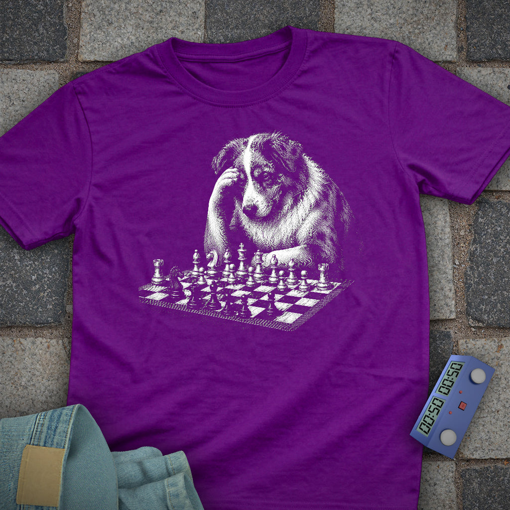 Australian Shepherd Chess T-Shirt