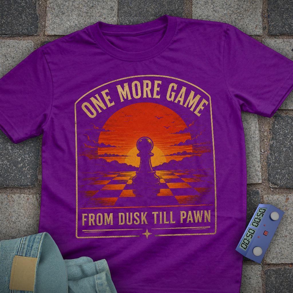 Dusk till Pawn Chess T-Shirt