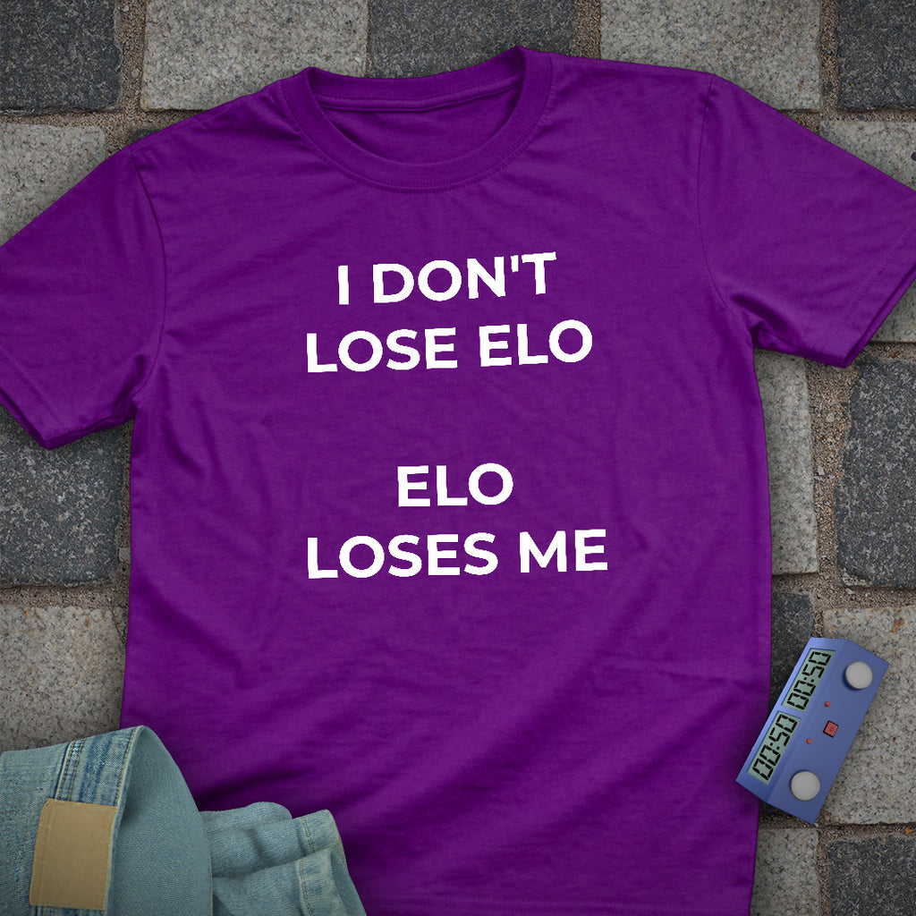 Elo Loses Me Chess T-Shirt