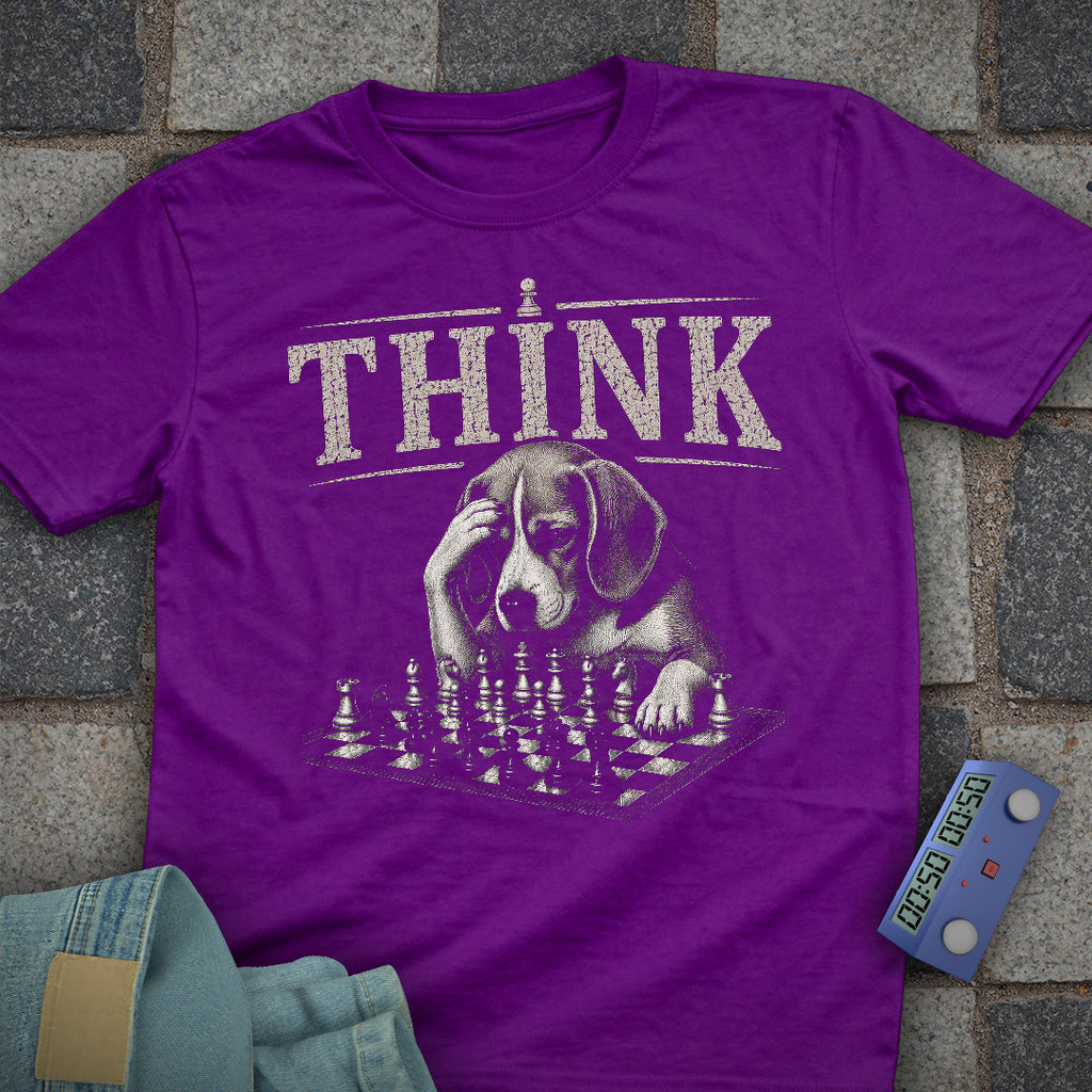 Beagle Think Chess T-Shirt