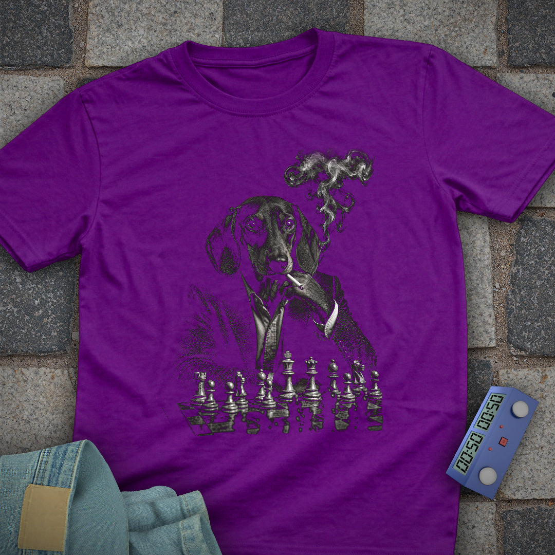 Dachshund Dog Smoking T-Shirt