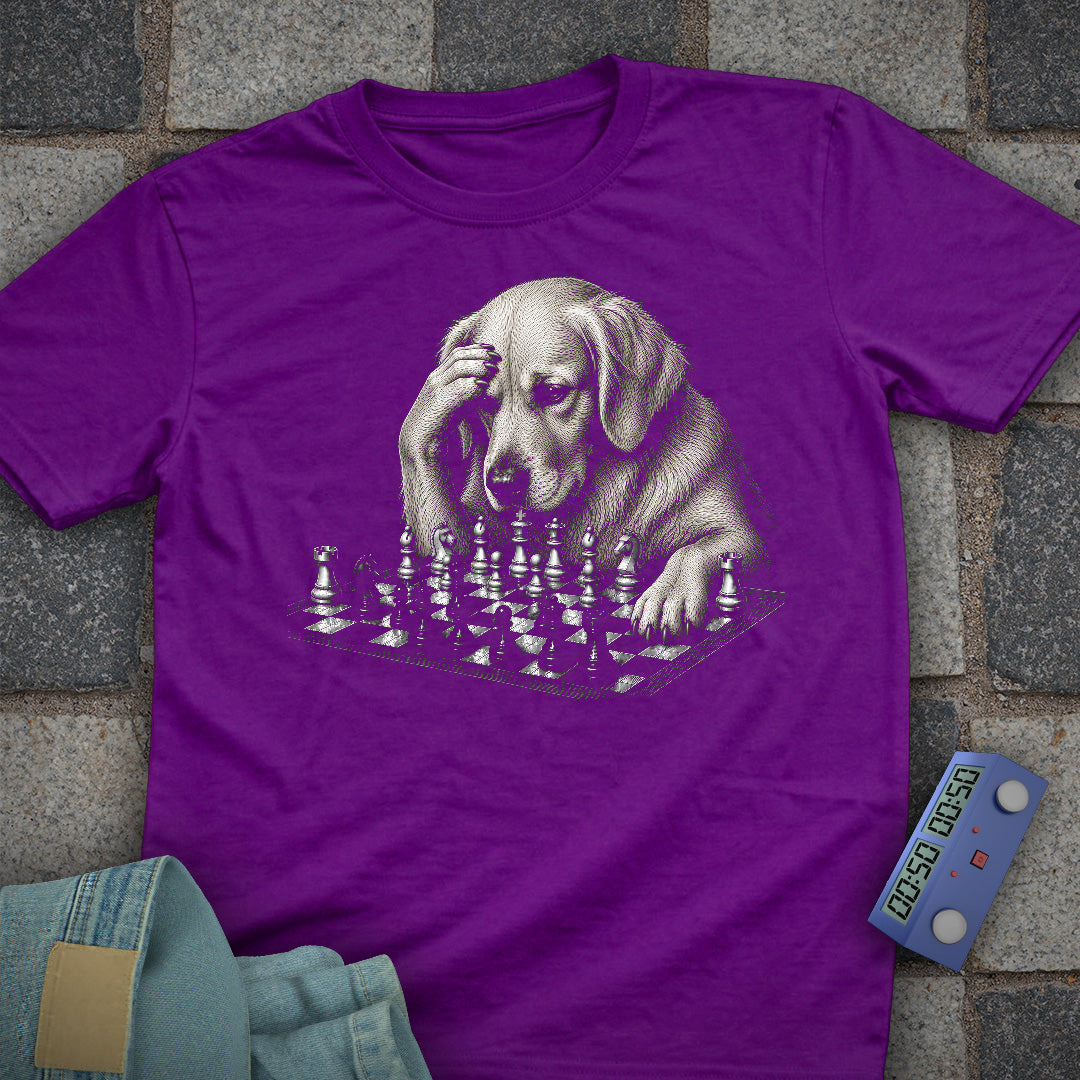 Golden Retriever Chess T-Shirt