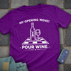 Wine Open Chess Mom T-Shirt