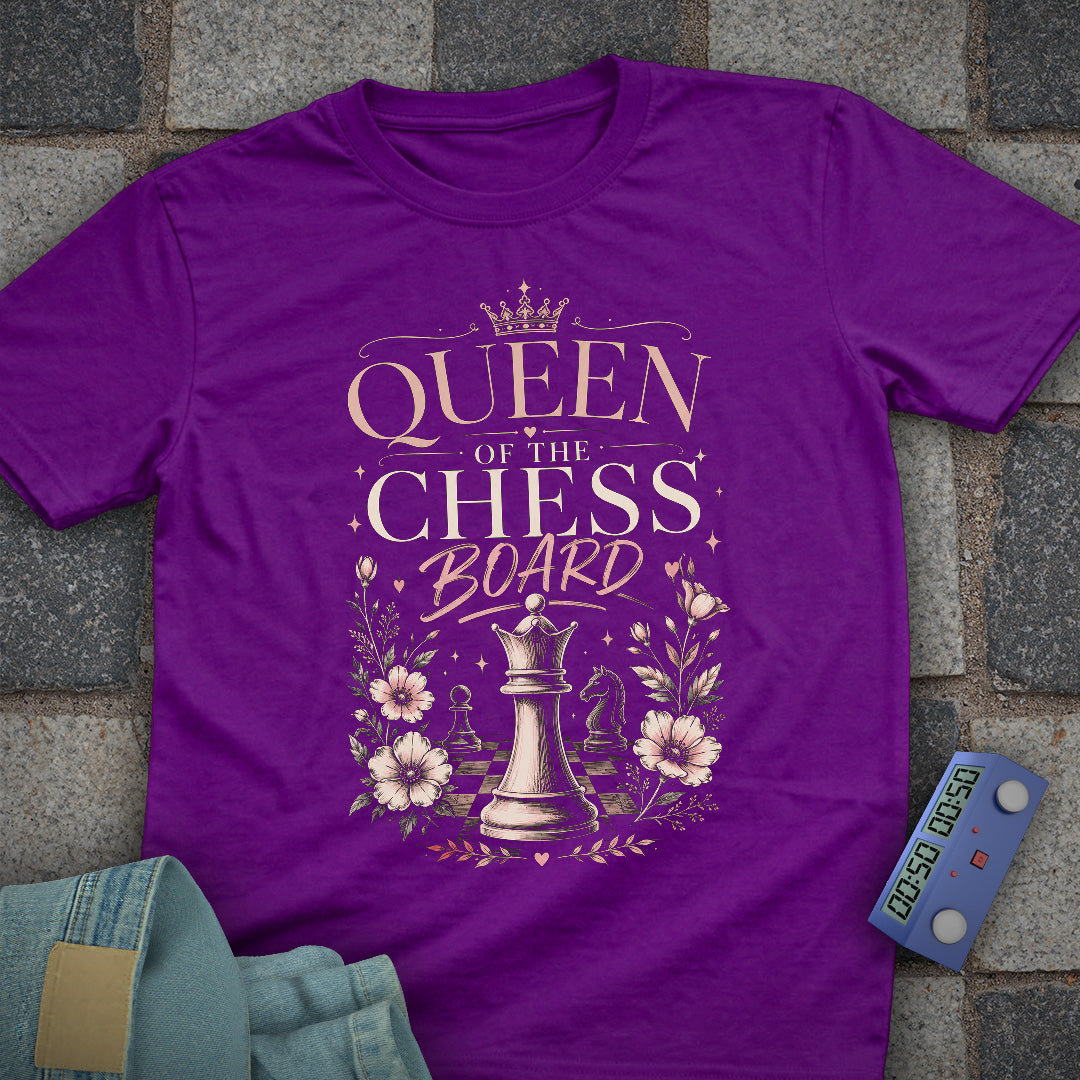 Queen of the Chess Board T-Shirt