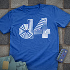 Line Art d4 Chess T-Shirt