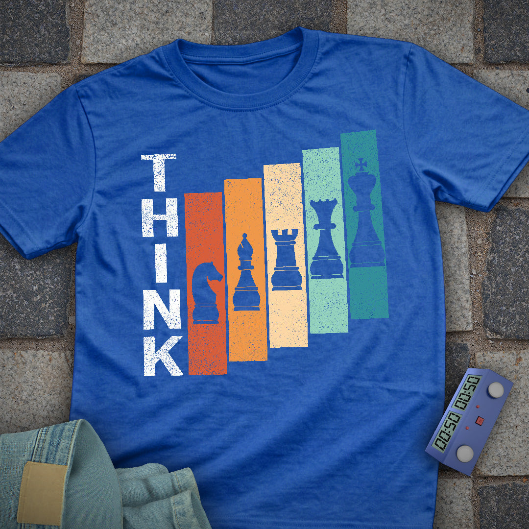Think Staggered Retro T-Shirt